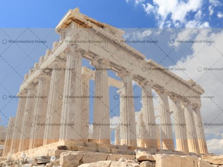 Picture of the Parthenon in the Acropolis, Athens, Greece