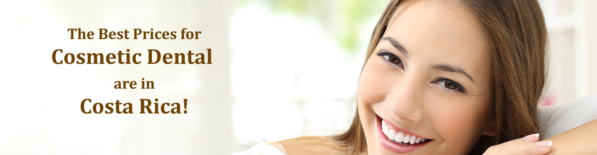 smiling girl with perfect teeth.