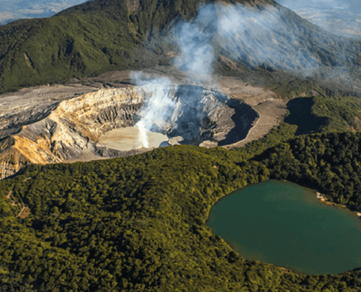 picture of Poas Volcano.