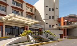 Picture of the modern La Catolica hospital in beautiful Costa Rica.