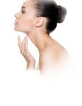 A side view picture of a woman pleased with her neck and chin liposuction procedure she had in Costa Rica.
