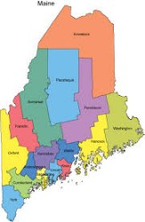 Picture of the maine state.