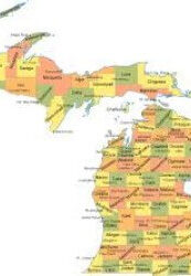 Picture of the michigan state.